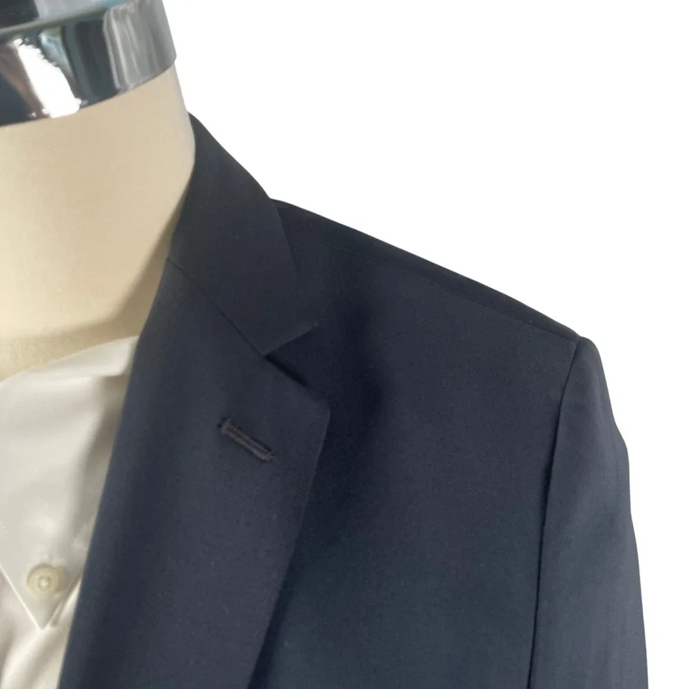 Banana Republic Blazer Suit Separate 38R Tailored Fit Navy Wool Lanificio F.lli‎